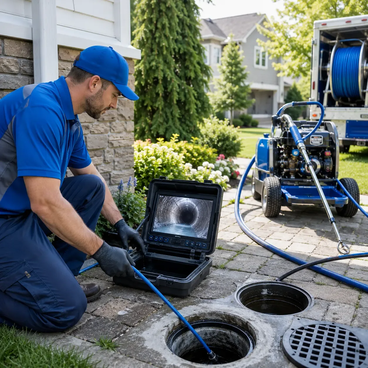 Outdoor drain cleaning professionals serving Marlow, OK