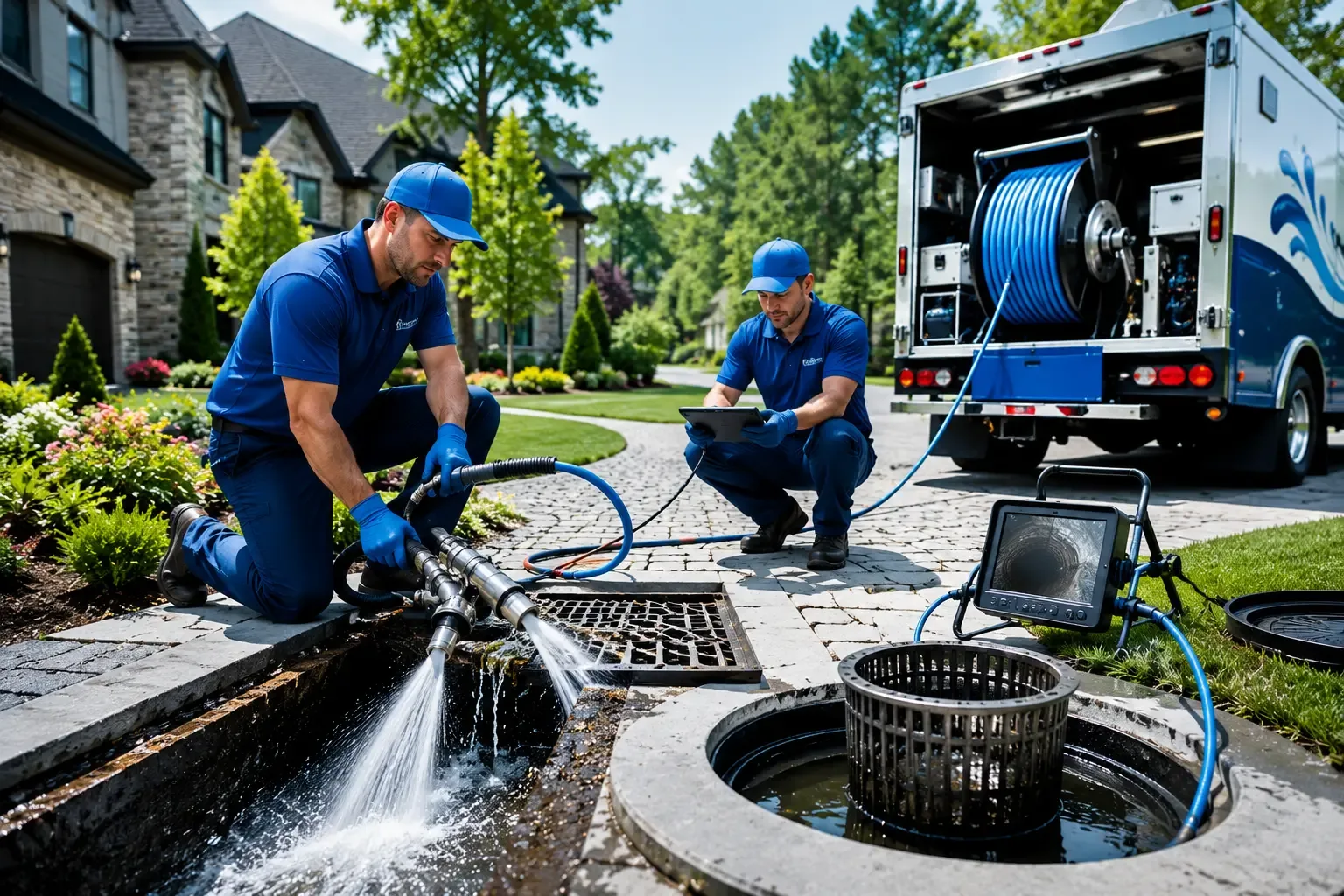 Local outdoor drain cleaning professionals in Marlow, OK